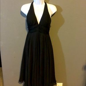 White House Black Market Halter Criss Cross Dress 2